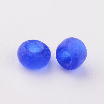 12/0 Frosted Round Glass Seed Beads X-SEED-A008-2mm-M8-1