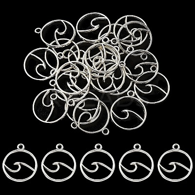 20Pcs Tibetan Style Alloy Pendants TIBE-YW0001-27-1