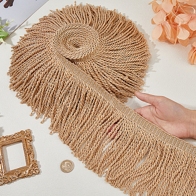 4M Polyester Tassel Lace Ribbon OCOR-DC0001-09A-1