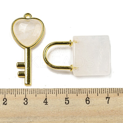 Natural Quartz Crystal Pendants G-H308-07G-05-1