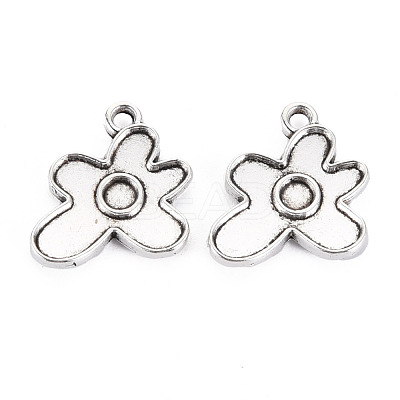 Tibetan Style Alloy Pendant Enamel Settings PALLOY-N160-65AS-1