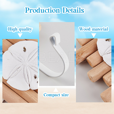 Rustic Style Wooden Wall Hooks FIND-WH20023-016B-1