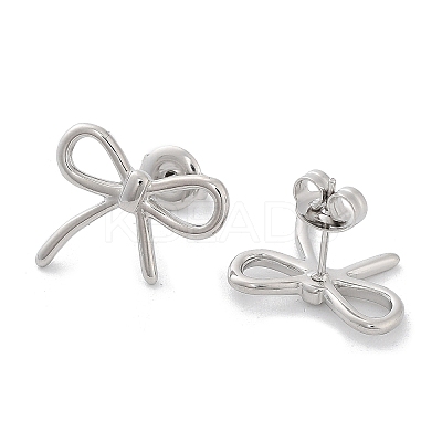 Non-Tarnish 304 Stainless Steel Stud Earrings EJEW-H115-08P-1