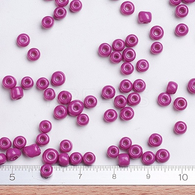 Baking Paint Glass Seed Beads SEED-S003-K21-1