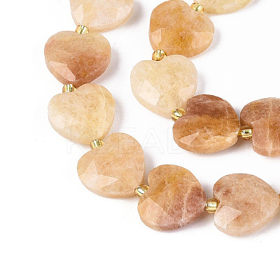 Natural Topaz Jade Beads Strands G-P592-B16-01-1