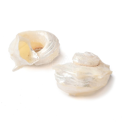 Natural Sea Shell Pendants SSHEL-C013-03-1