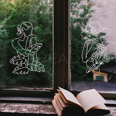4Pcs 4 Styles PET Hollow Out Drawing Painting Stencils DIY-WH0394-0159-1