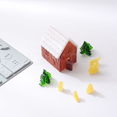 Christmas Gingerbread House Food Grade Silicone Molds SIL-G001-01A-1