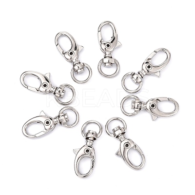 Iron Swivel Lobster Claw Clasps E546Y-1