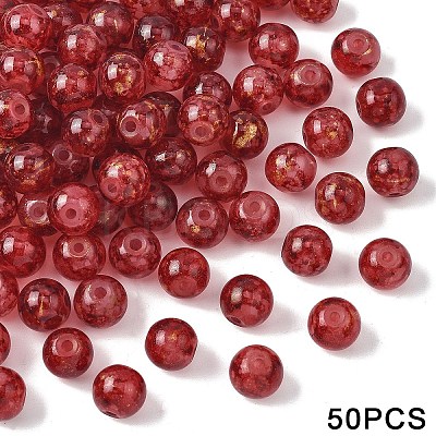 Glass Imitation Jade Beads GLAA-YWC0007-01I-01-1