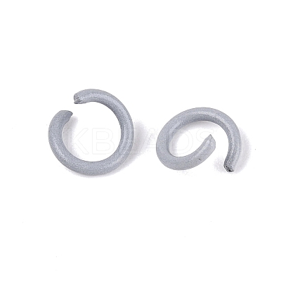 Spray Painted Iron Open Jump Rings IFIN-T017-04C-17-1