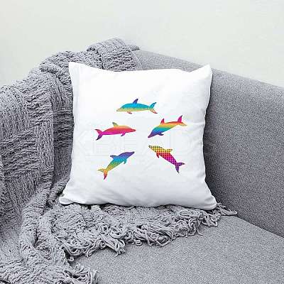 8Pcs 8 Style Waterproof PVC Vinyl Laser Rainbow Stickers DIY-SZ0003-64-1