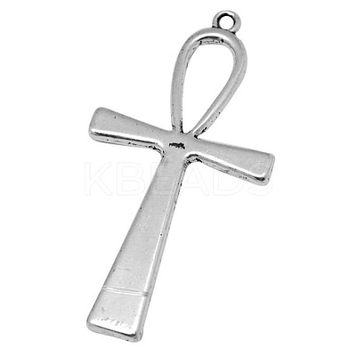Tibetan Style Alloy Big Pendants X-TIBEP-12911-01AS-NR-1