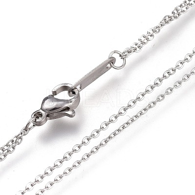304 Stainless Steel Double Layer Necklaces NJEW-I240-03-1