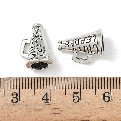Cheerleader Megaphone Tibetan Style Alloy Pendants TIBEP-NH0001-01A-AS-1