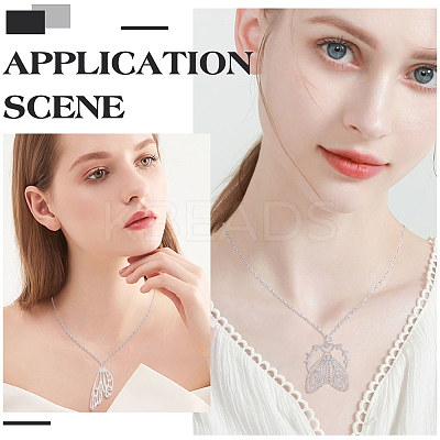 20Pcs 304 Stainless Steel Cable Chain Necklaces Set STAS-SC0008-06-1