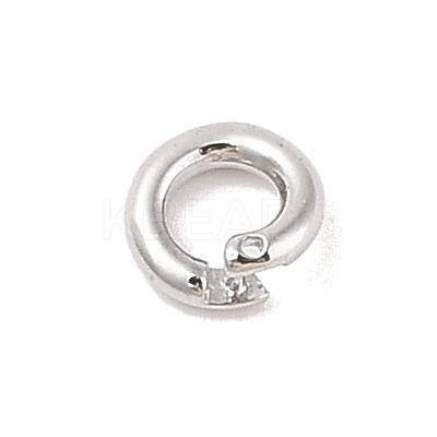 Brass Locking Jump Rings KK-S369-01P-01-1