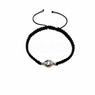 Pure handmade weaving of new Chinese style Alloy Fish Braided Bead Bracelets with high aesthetic value ME1320-1