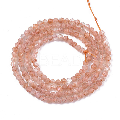 Natural Sunstone Beads Strands G-N328-002A-1