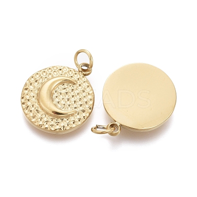 Ion Plating(IP) 316 Surgical Stainless Steel Charms STAS-F256-043G-1