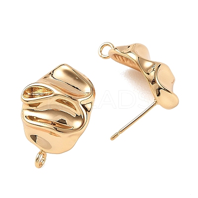 SHEGRACE Brass Stud Earring Findings XGRQ64124-870G-1