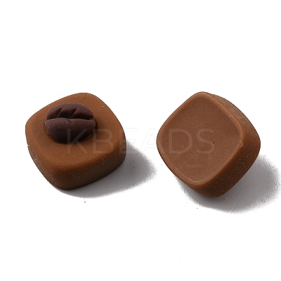 Imitation Food Resin Cabochons RESI-WH0035-18B-A01-1