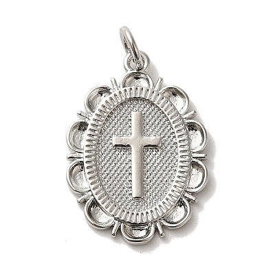 Rack Plating Brass Pendants KK-U027-44P-1