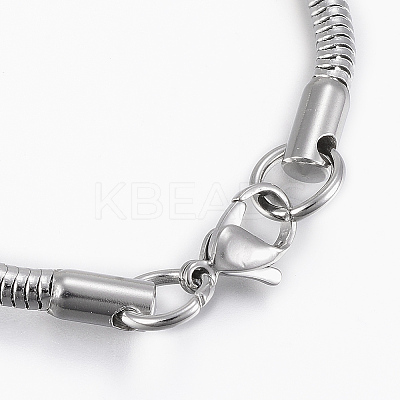 Wholesale 304 Stainless Steel Charm Bracelets 