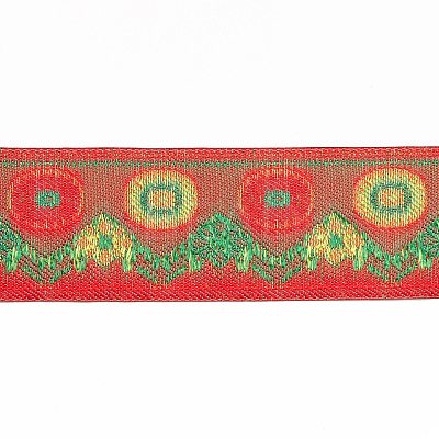 Ethnic Style Embroidery Polyester Ribbons OCOR-XCP0001-23B-1