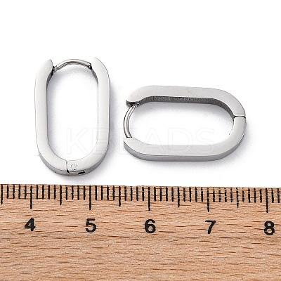 Tarnish Resistant 304 Stainless Steel Huggie Hoop Earrings LS-STAS-H156-11C-P-1