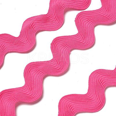 Polyester Wavy Fringe Trim Ribbon OCOR-XCP0002-35-1