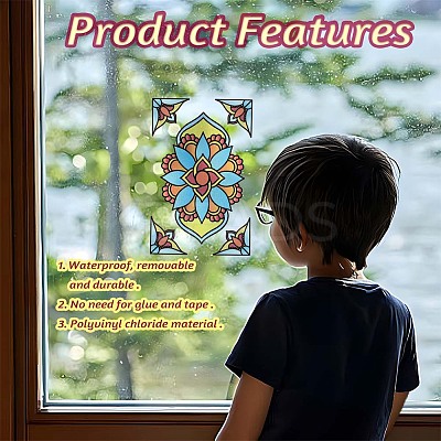PVC Window Static Stickers AJEW-WH0583-020-1