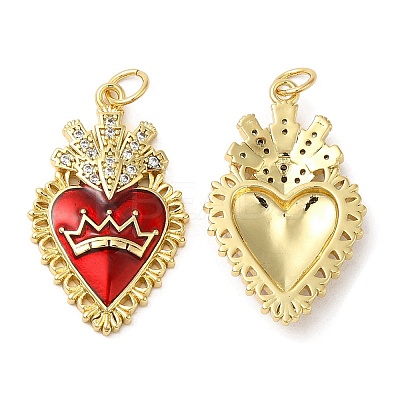 Rack Plating Brass Pendants KK-C030-27G-1