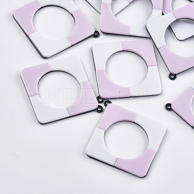 Cellulose Acetate(Resin) Big Pendants KY-S157-06B-1