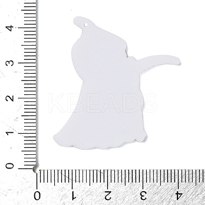 Halloween Printed Acrylic Pendants OACR-I025-03-1