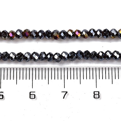 Baking Electroplate Glass Beads Strands LS-DGLA-A039-J2MM-B20-1