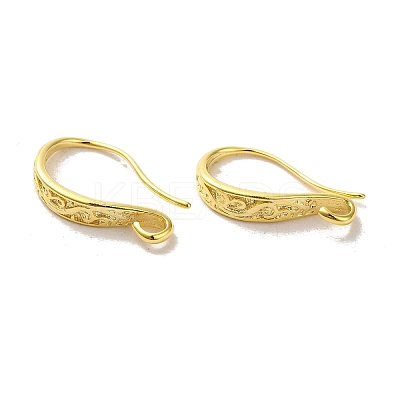 Brass Earring Hooks FIND-Z039-25G-1