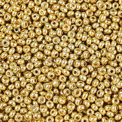 FGB 8/0 Grade A Round Glass Seed Beads X-SEED-N002-C-0561-1