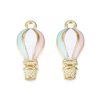 Alloy Enamel Pendants ENAM-N055-010B-NR-1