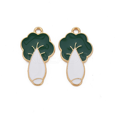 Alloy Enamel Pendants X1-ENAM-T016-16-RS-1