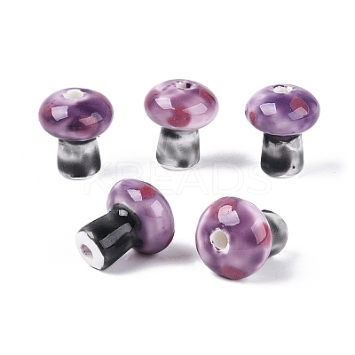Handmade Porcelain Beads PORC-N012-03B-1