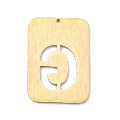 Ion Plating(IP) 304 Stainless Steel Pendants STAS-K216-49G-G-1