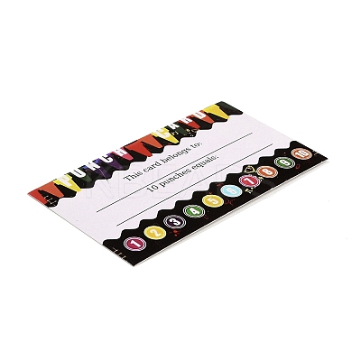 Rectangle Paper Reward Incentive Card DIY-K043-03-08-1