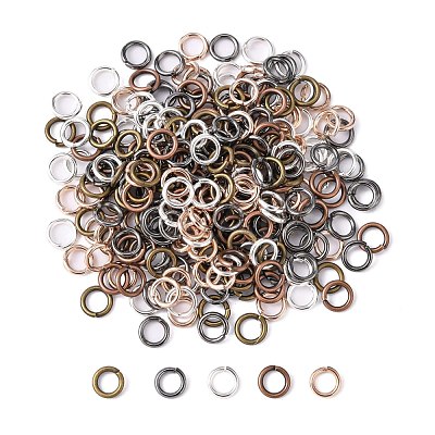 Brass Open Jump Rings JRC6MM-M-1