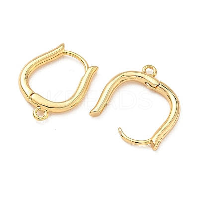 SHEGRACE Brass Hoop Earrings Findings XGR0157G-87G-1