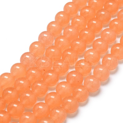 Natural Malaysia Jade Beads Strands G-L645-C01-8mm-20-1