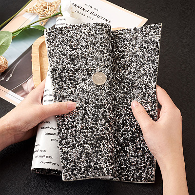 Hot Melting Glass Rhinestone Glue Sheets X-DIY-TAC0184-40B-1
