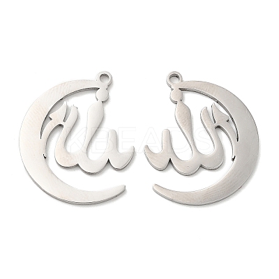 Non-Tarnish 304 Stainless Steel Pendants STAS-Z041-35P-1