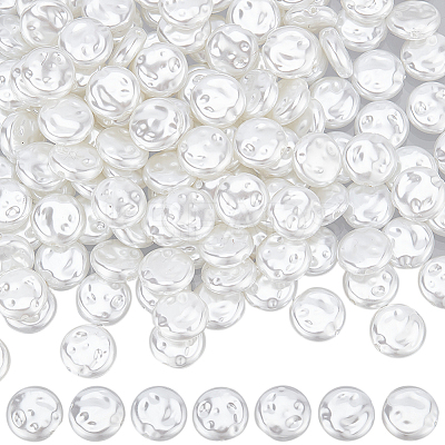 2 Strands ABS Plastic Imitation Pearl Beads Strands KY-SC0002-08-1