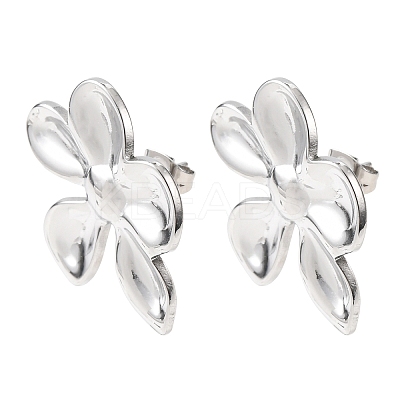 304 Stainless Steel Stud Earrings LS-EJEW-I323-01P-03-1